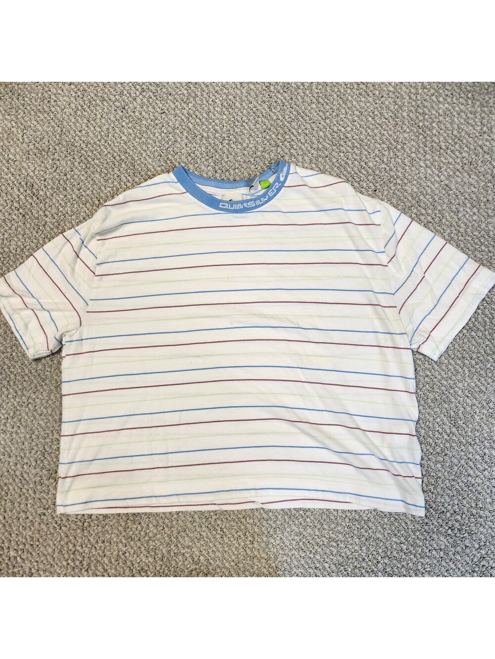 Quiksilver Striped Short Sleeve T-Shirt Multicolor Size XS/S